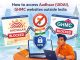 How to access open Aadhaar UIDAI GHMC website outside India